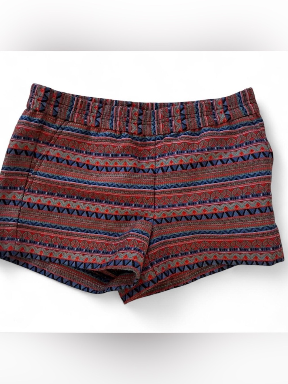 J. Crew Ethnic Chevron Printed Women’s Boho Shorts Size 4